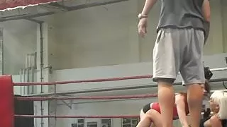 Redhead babe orally pleasuring her partner