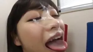 Japanese suck n facial
