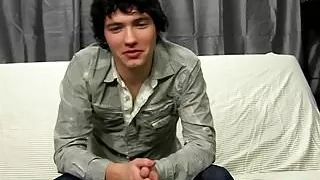 Twink Josh Bensan interviewed then wanked his dick