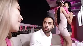 Hot babes gone wild threesome bachelorette sex party