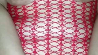 Dulce with 8 inch dildo