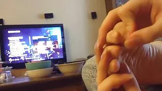 Massaging my soft feet