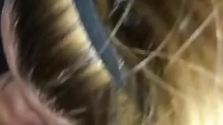 Hood white girl sucks dick