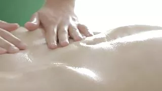 Massage X - She cums hard on massage table