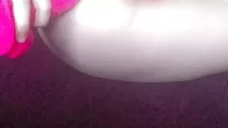 Taking her Dildo in the Ass for the First Time