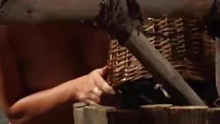 Enslaved Lesbian Girls Getting Whipped While Working