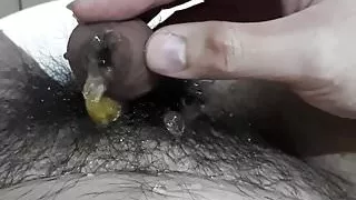 pissing on myself - gay chubby bear