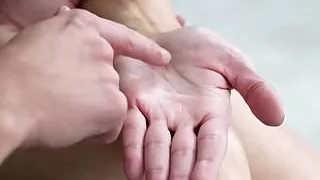 Sexy blonde mature pussy smashed by big strong dick dude