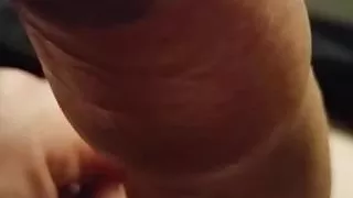 Mein großer Schwanz vor einem Porno