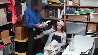 Hot babe Hayden Hennessy gets her tiny twat filled by a dick