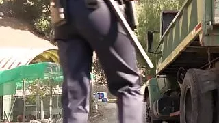 Horny black cop seduces and fucks with a white lesbian girl