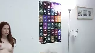 College les teens sharing double ended dildo