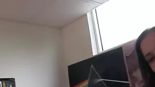 Teen college coeds partying in blowjob dorm