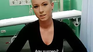 Amateur euro dickriding doctor in office