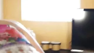 Good looking brunette bitch smashed doggy style by her daddy