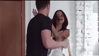 Horny stud rammed his raging hard shaft in her wet pussy