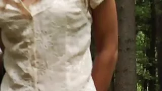 Two Innocent Girls Caught By Lesbian Huntress And Tied Up