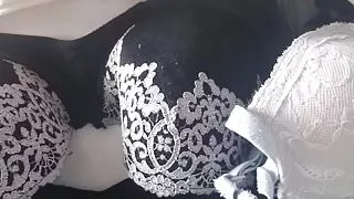 Cum on 22 yo friend bras