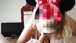 Ex sucking my dick at Disney Land
