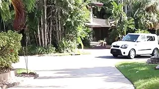 Wild teenage babes love being plowed in bed by two hunks