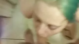 My slave in the shower