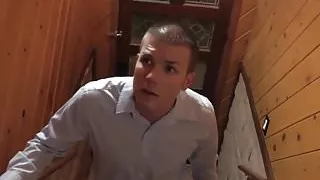 Taboo babes pussylicking in trio to tempt guy