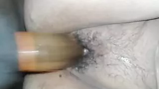 Indian wife fucking hard doggy style with condom