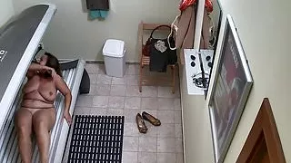 Beautifu Fatty MILF Cought in  Solarium