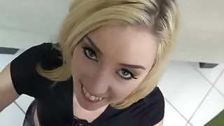 Blonde teen Haley Reed getting banged hard by stepbros cock