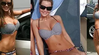 Sarah Kantorova Stripper Shows Off Some Sizzlin' Bikini Ass