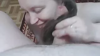 Silky Russian Hairjob and Cum in Hair, Long Hair, Hair