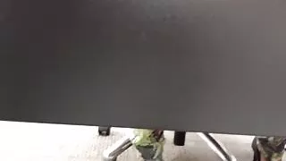 Amigo filma meus pes escritorio de Scarpin Alto preto