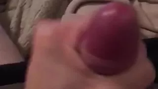 Amateur masturbate and cum shot