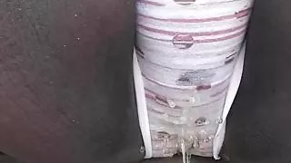 Peeing through my panties