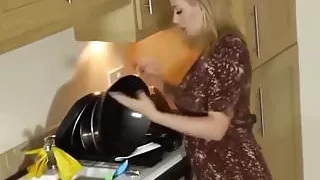 MILF in the kitchen