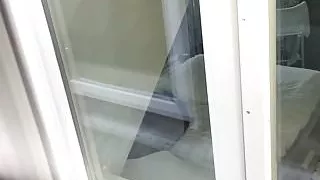 Flashing step mommy at hotel room window nylons