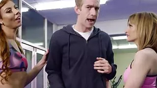 Horny MILFs Ava Courcelles and Bianca Resa hungry for cock