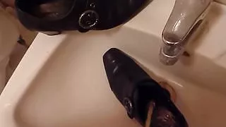 Schwarzer Sex, Schwuler Sex, Schuhe, Ehefrau