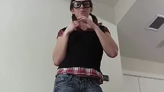 I bet you want to shoot your cum on my glasses JOI