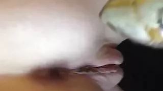 Inserting jewel butt plug