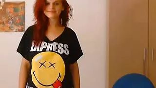 Big Tits Redhead Cam Model