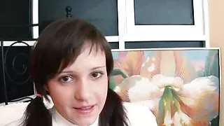 Busty german gets rubbed