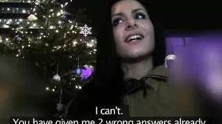 Pickedup euro amateur mouth jizzed for cash