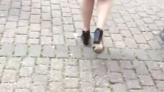 Nude nylon clad slut fuck