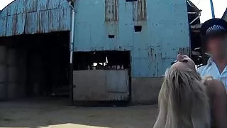 Bigtitted british broad pulledover and fucked