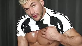 Amatoriale, Gay, Masturbazione, Muscoli, Olio, Webcam