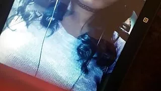 Cum tribute for hot Asian friend Amy