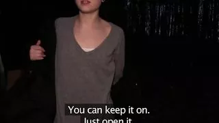 Public Agent Spanish Student fucks for party cash