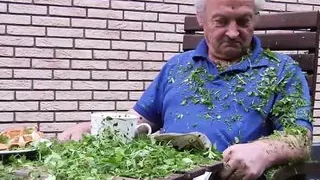 Grandpa fucks teen fingers her tight pussy fucks her mouth