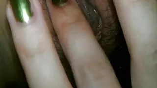 Ex chinesische Freundin berührt Muschi